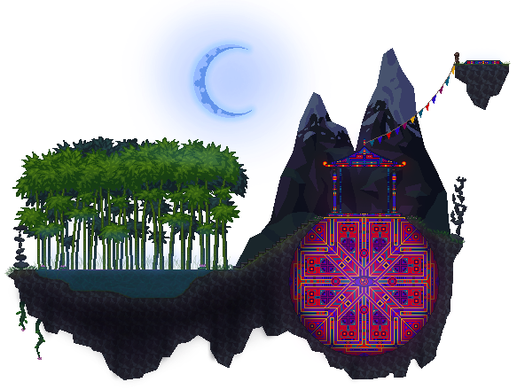 Zen pixel art
